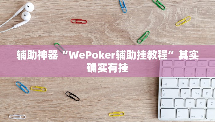 辅助神器“WePoker辅助挂教程”其实确实有挂