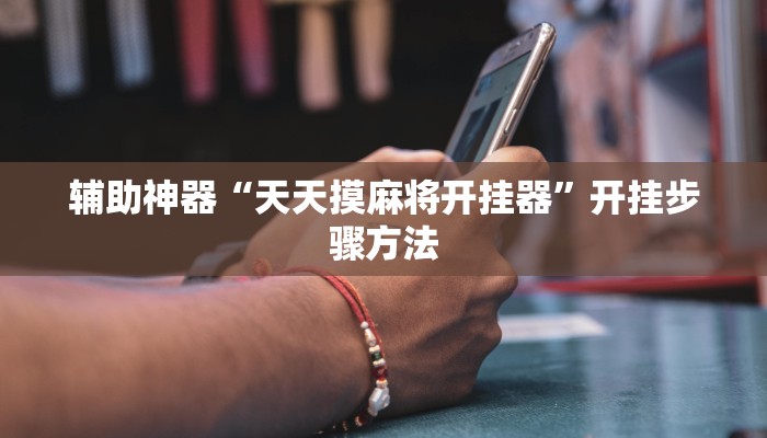 辅助神器“天天摸麻将开挂器”开挂步骤方法 辅助神器“天天摸麻将开挂器”开挂步骤方法