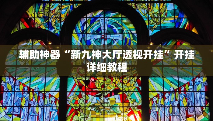 辅助神器“新九神大厅透视开挂”开挂详细教程